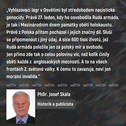 Návrat pomníku Koněva je otázkou času. Kdo si morálku neamputoval, nedá s tím pokoj, říká Skála