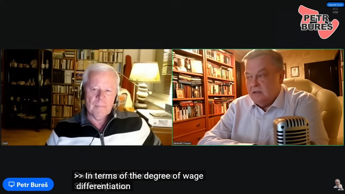 CZ Titulky: Prof. Jevgenij Spicyn a Dr. Josef Skála Nad knihou Lež a pravda o sovětské ekonomice - YouTube