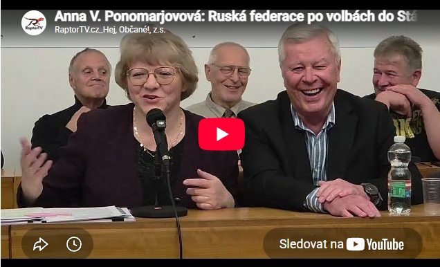 Anna V. Ponomarjovová: Ruská federace po volbách do Státní dumy 12.10.2026 - YouTube